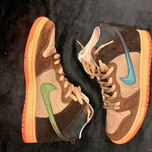 Nike Sb Dunk High Concepts TURDUNKEN Size 9.5 Pre owned